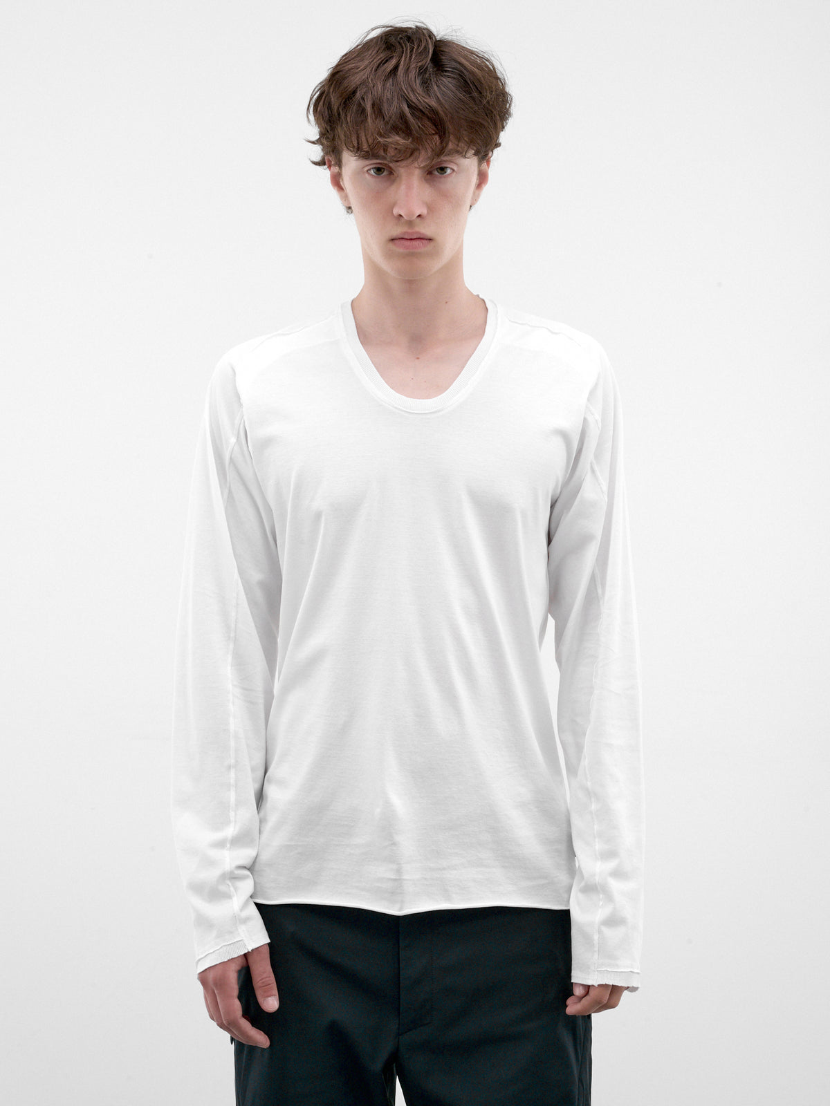 White Long Sleeve Tee (KKAW26TP04-82-WHITE)
