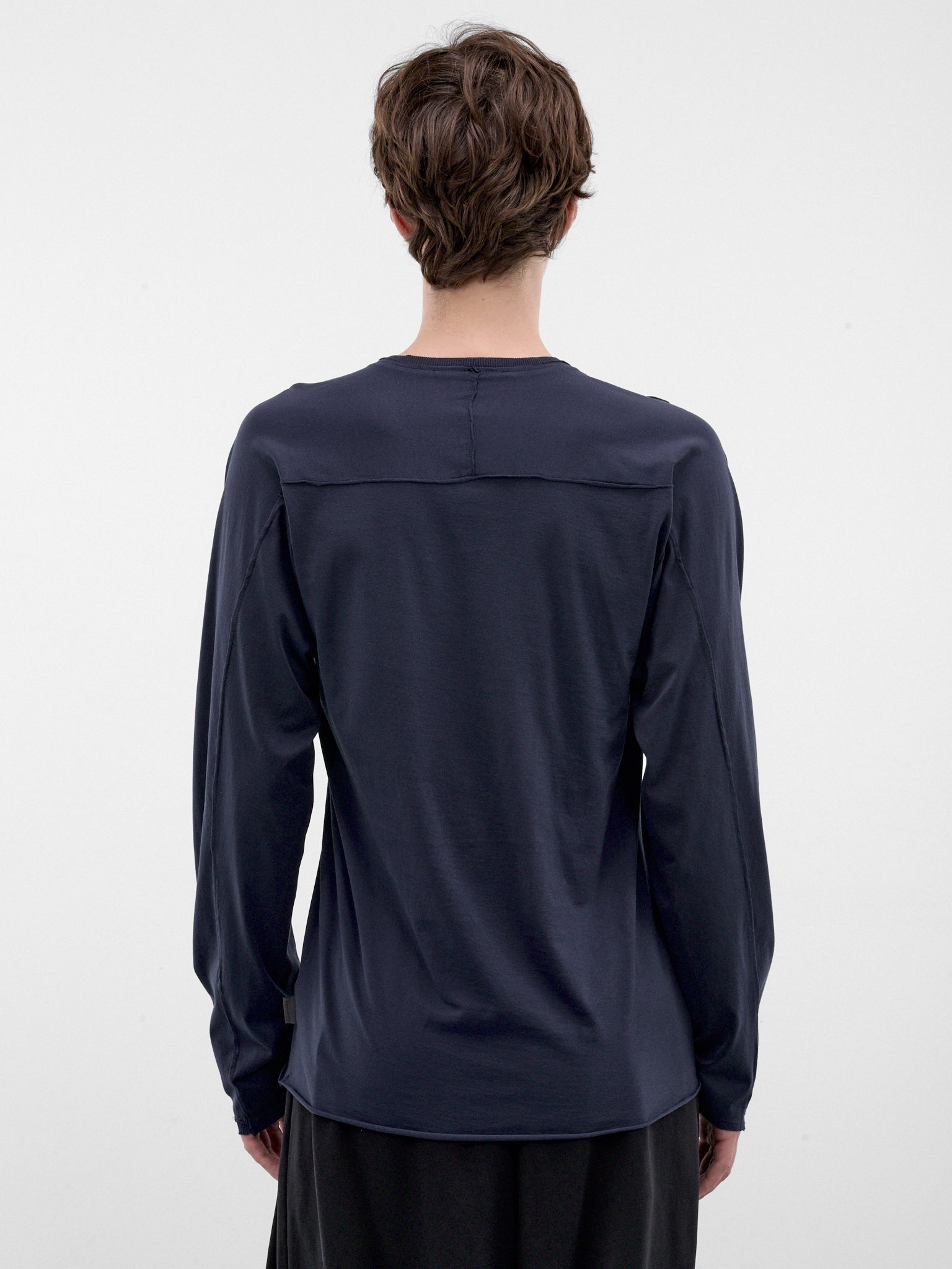 Ink Blue Long Sleeve Tee (KKAW26TP04-83-INK-BLUE)