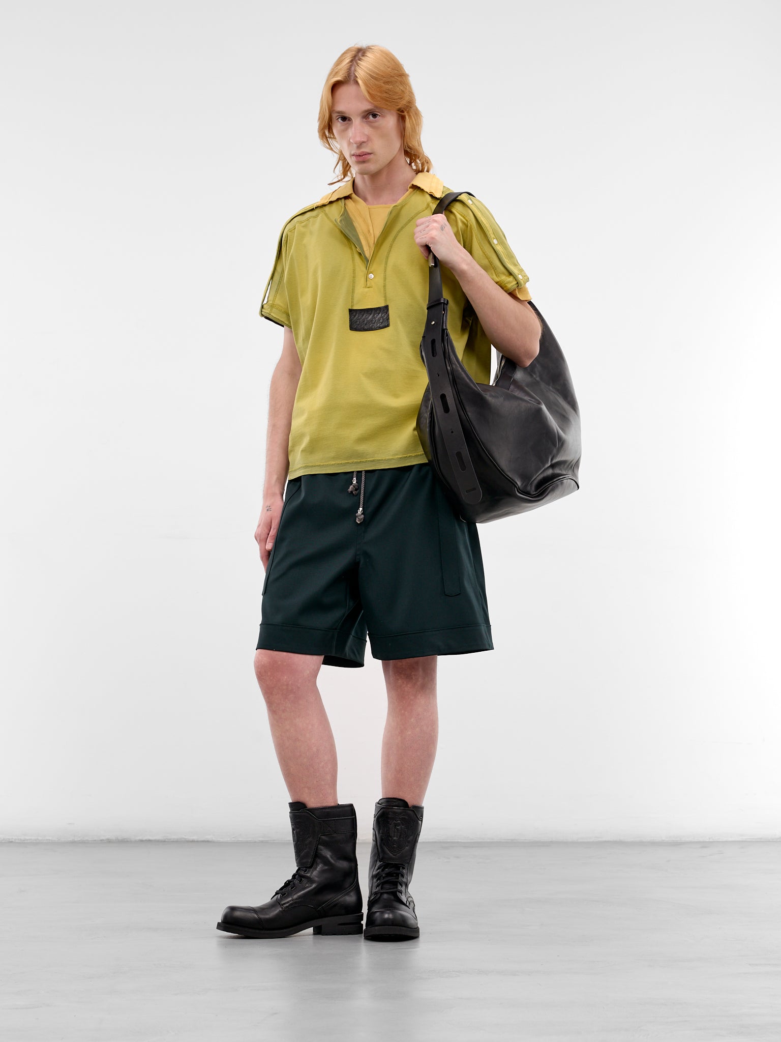 Kyan Scarab Drawstring Wool Short (KKSS26T11-137-SCARAB)