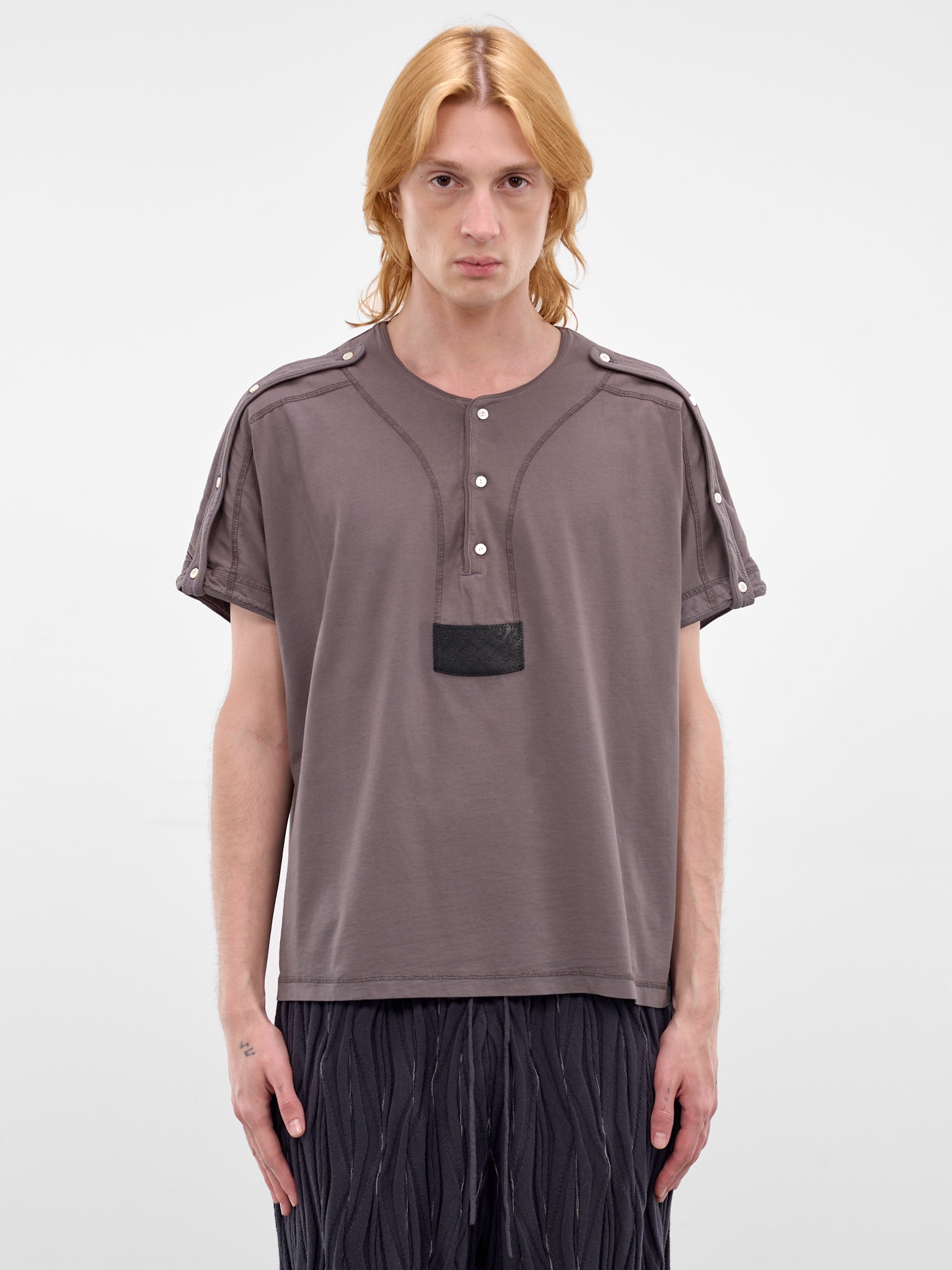 Sargo Iris Supima Henley Tee (KKSS26TP03-88-IRIS)