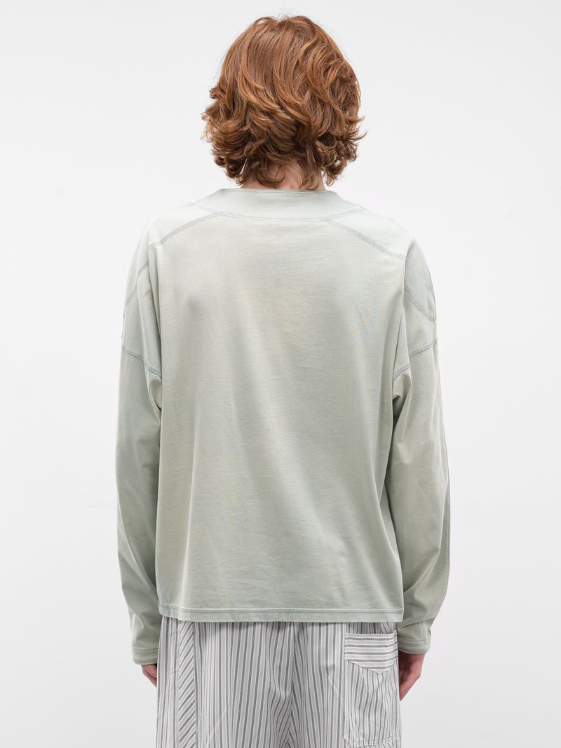 Seashore Sargo Long Sleeve Henley (KKSS26TP04-90-SEASHORE)