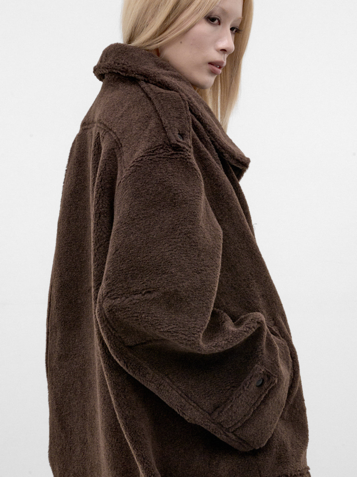 Mole Oversized Wool Coat (KKWAW26C03-38-MOLE)