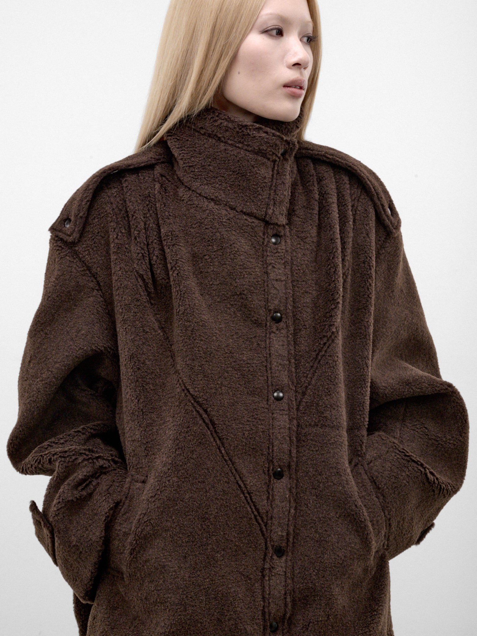Mole Oversized Wool Coat (KKWAW26C03-38-MOLE)