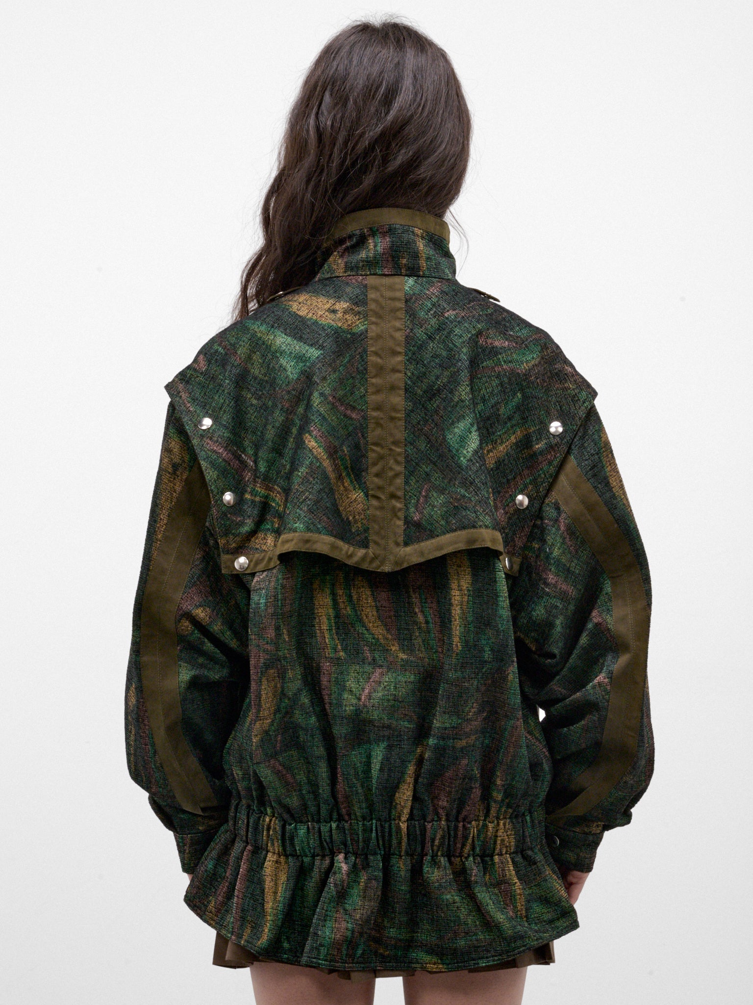 Forest Print Chine Zip Jacket (KKWAW26J03-31-FOREST-PRINT)