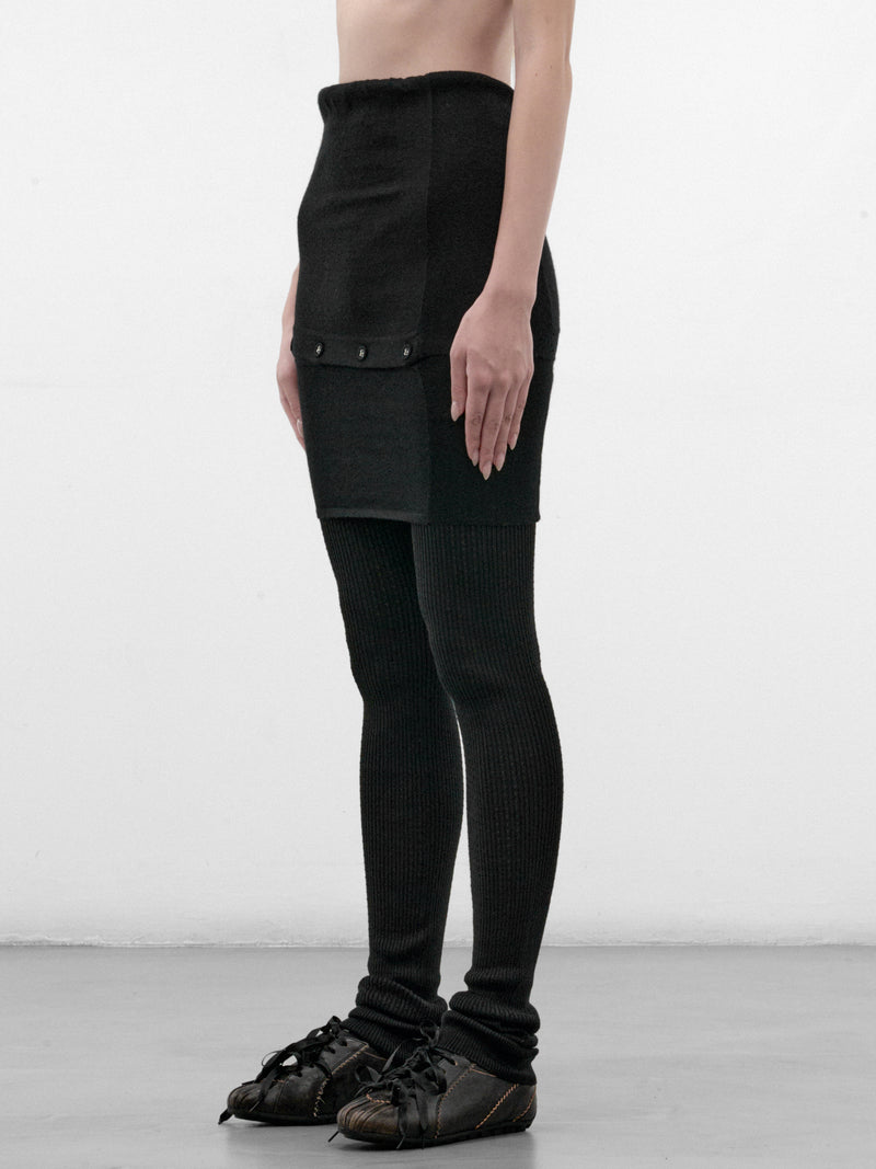 Corella All-In-One Modular Skirt Trousers (KKWAW26KN04-89-NEBULAR-BLACK)