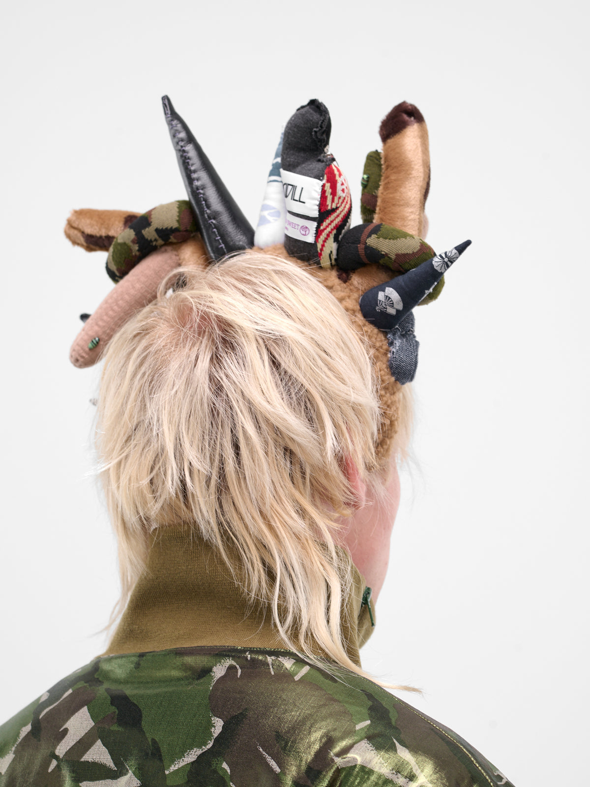 Punk Spiked Plush Headband (KL1032-MULTI)