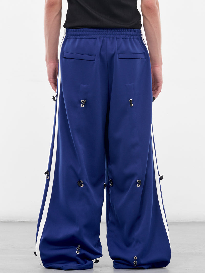 Navy Bungee Striped Track Pants (KL1065-NAVY-BLUE)