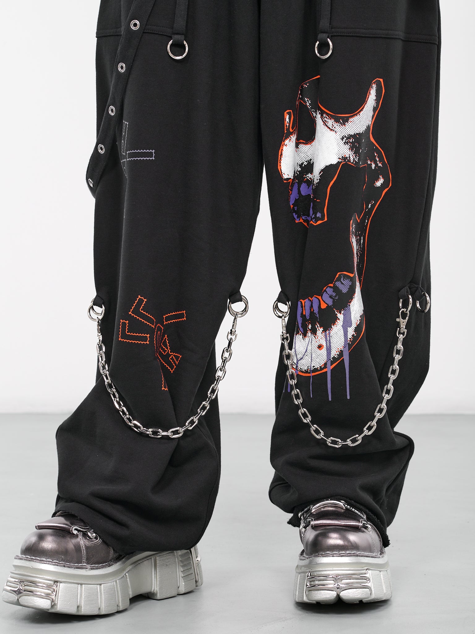 Chain Sweatpants (KL770-BLACK)