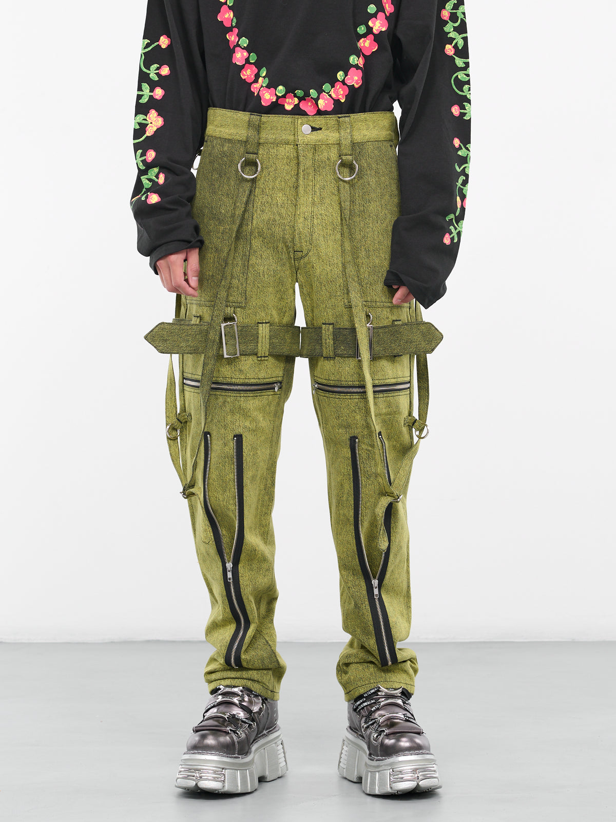 Chemical Denim Pants (KL772-YELLOW-CHEMICAL)