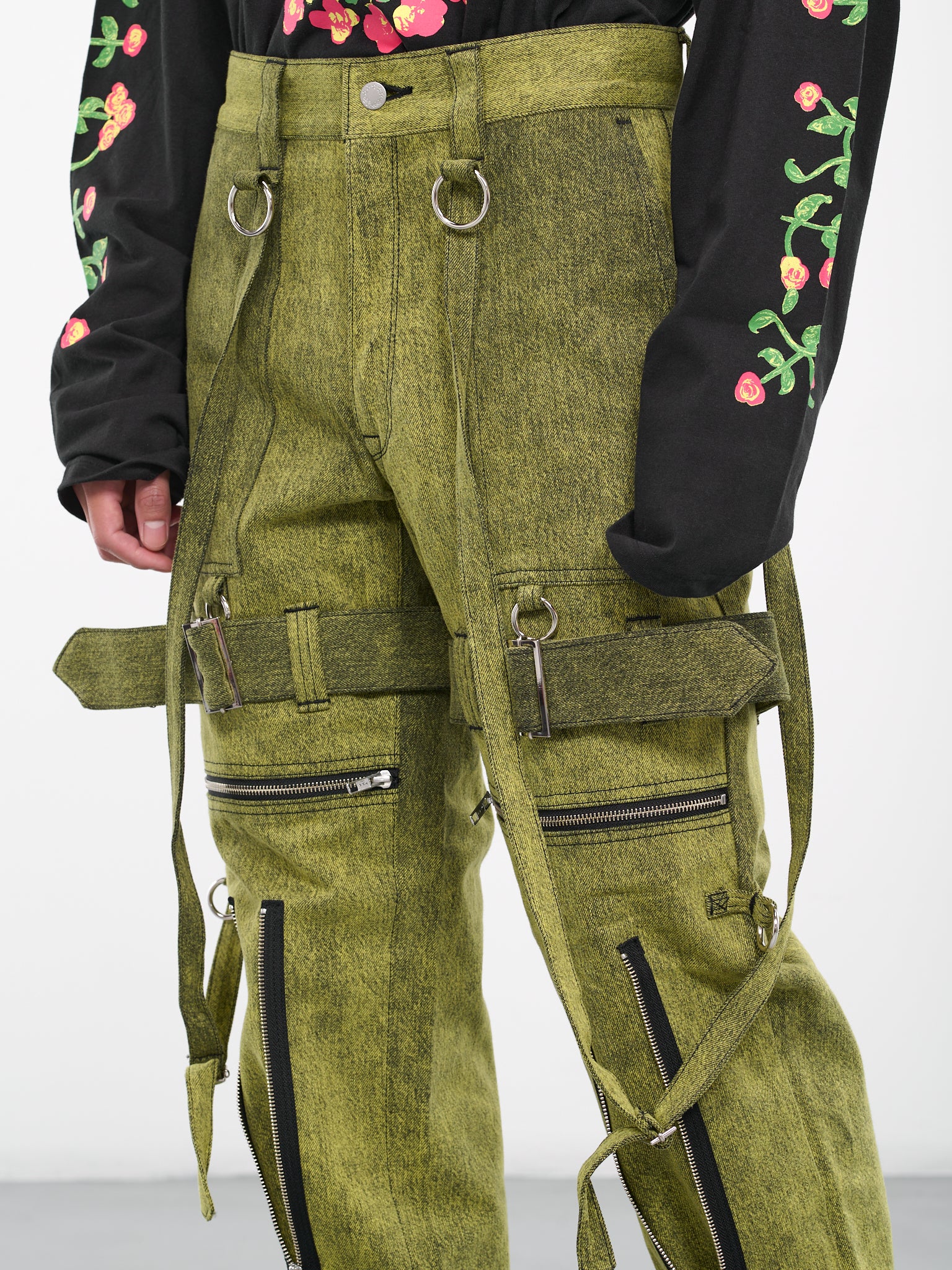 Chemical Denim Pants (KL772-YELLOW-CHEMICAL)