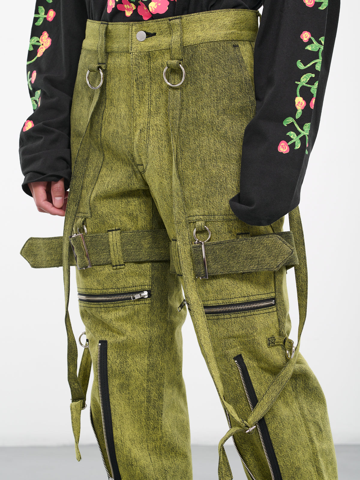 Chemical Denim Pants (KL772-YELLOW-CHEMICAL)