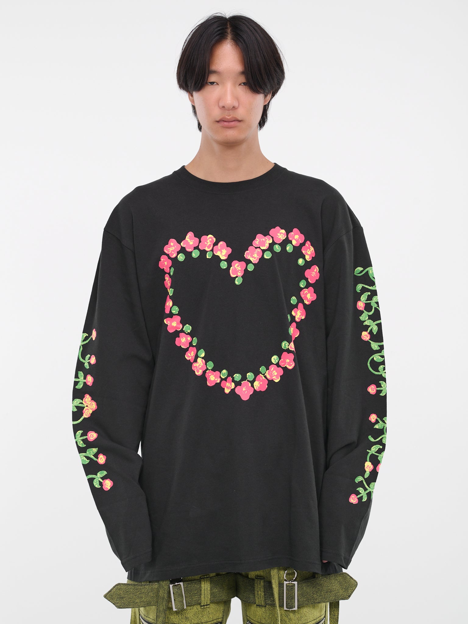 Rose Tee (KL779-BLACK-ROSE)