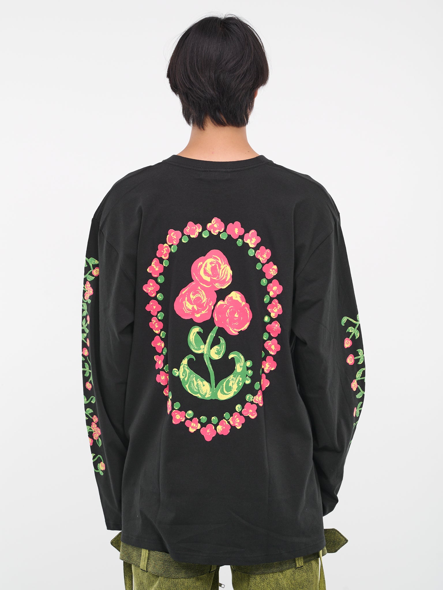 Rose Tee (KL779-BLACK-ROSE)