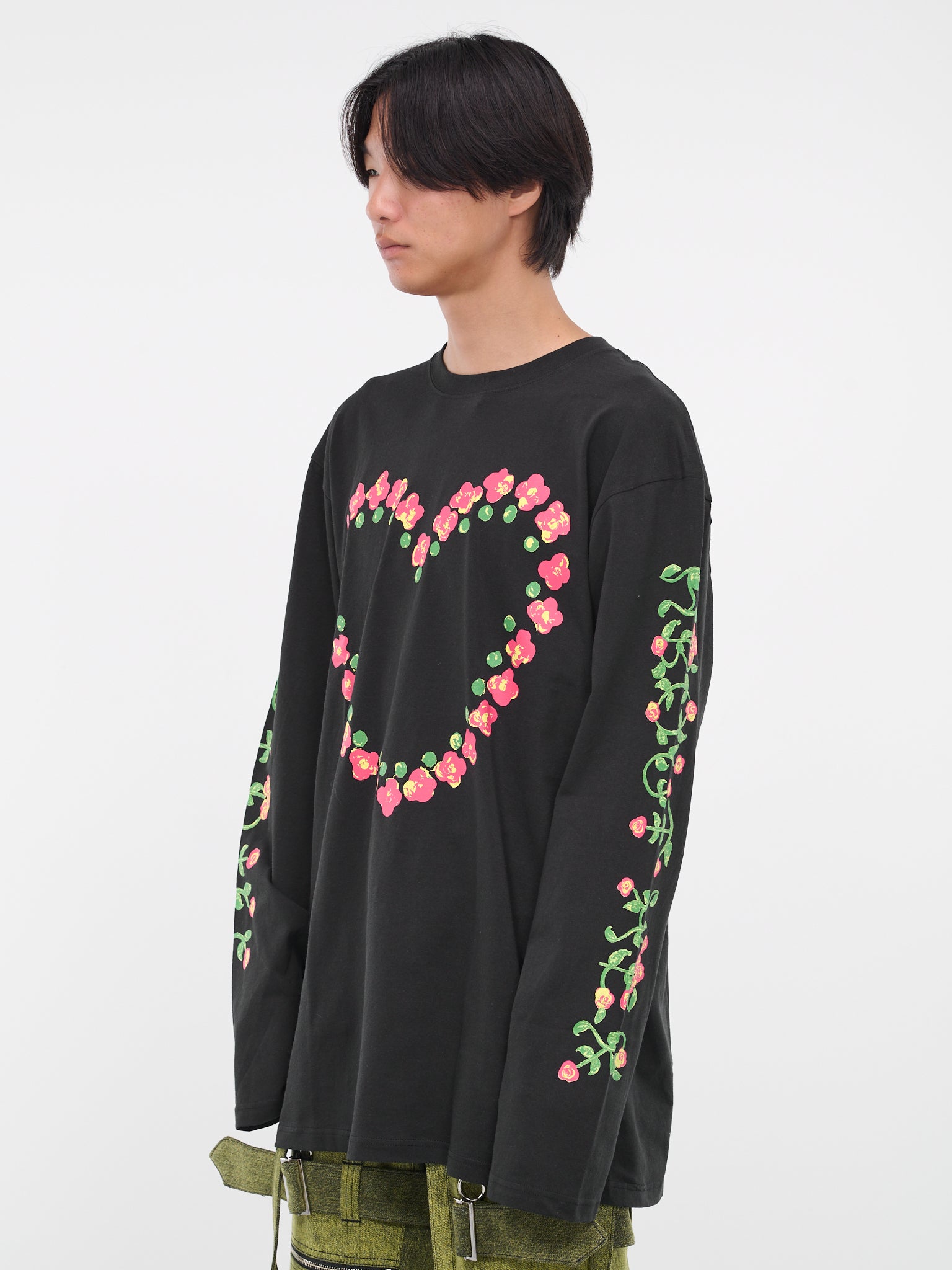 Rose Tee (KL779-BLACK-ROSE)