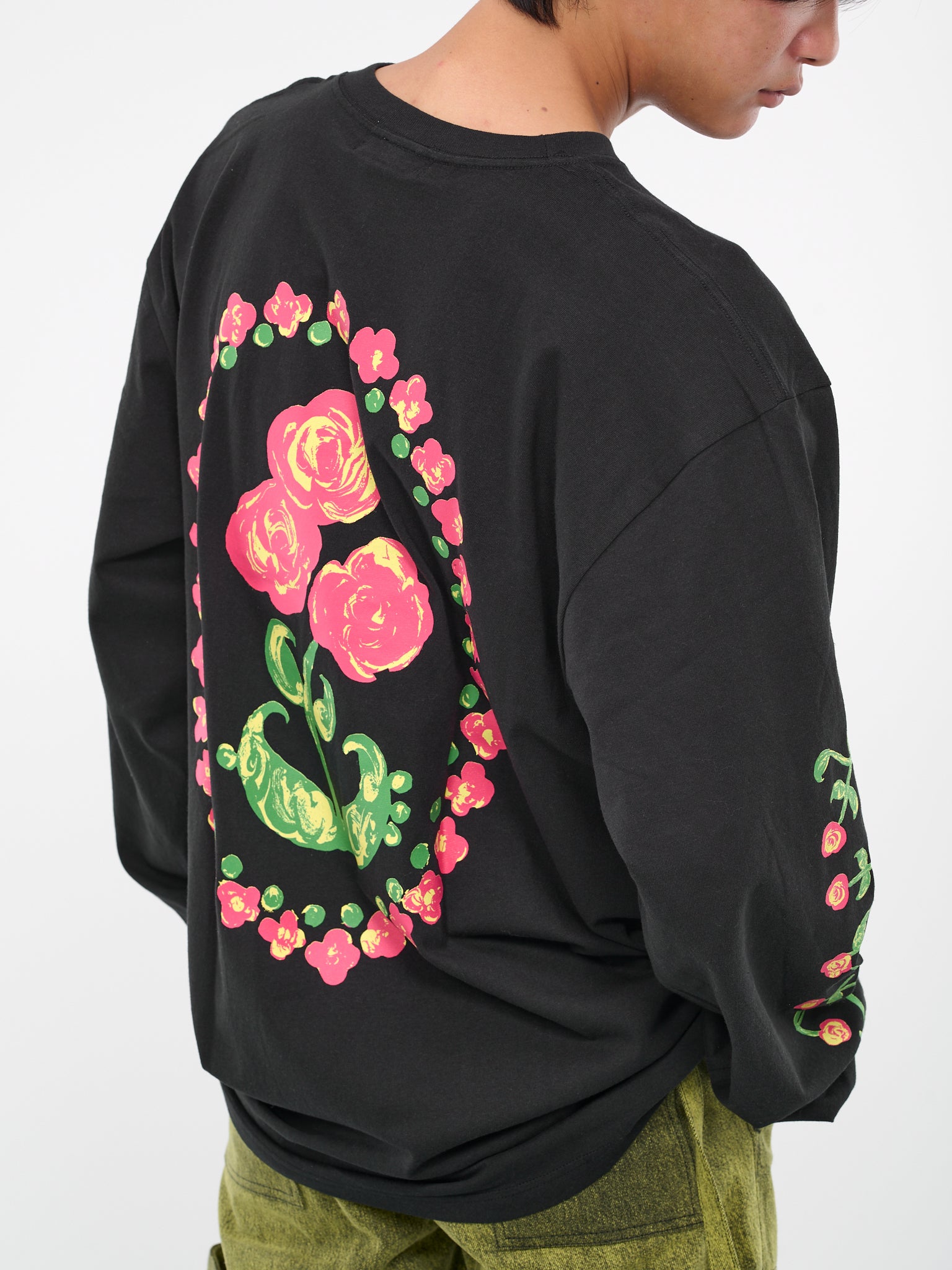 Rose Tee (KL779-BLACK-ROSE)
