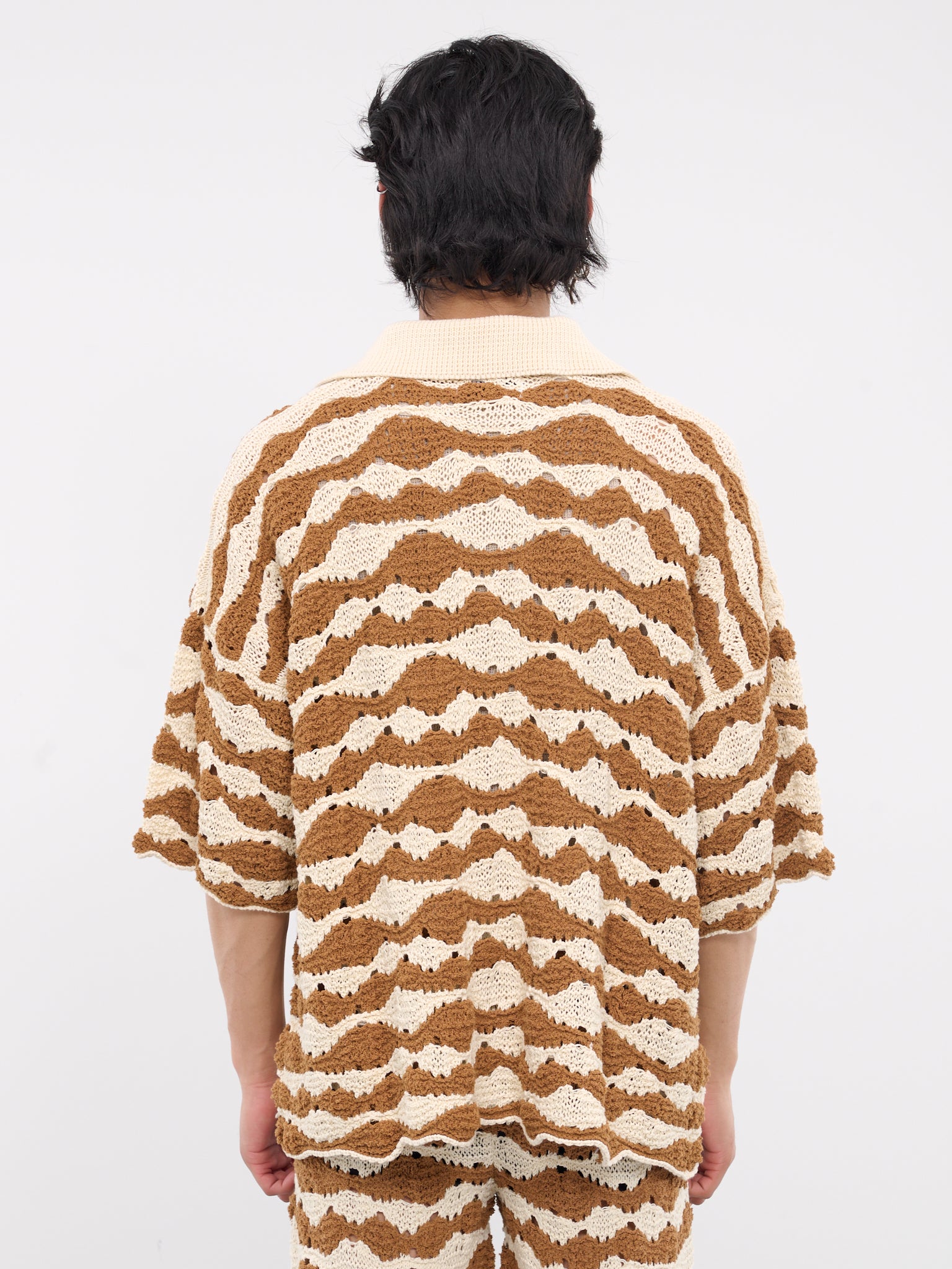 Knit Shirt (KN006-RAFFIA-BROWN)