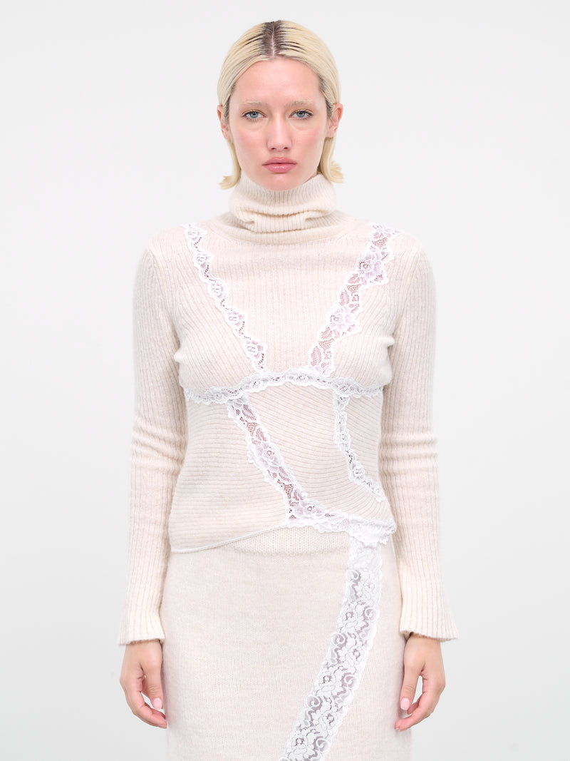 Singlet Turtleneck (KN006-WHITE)