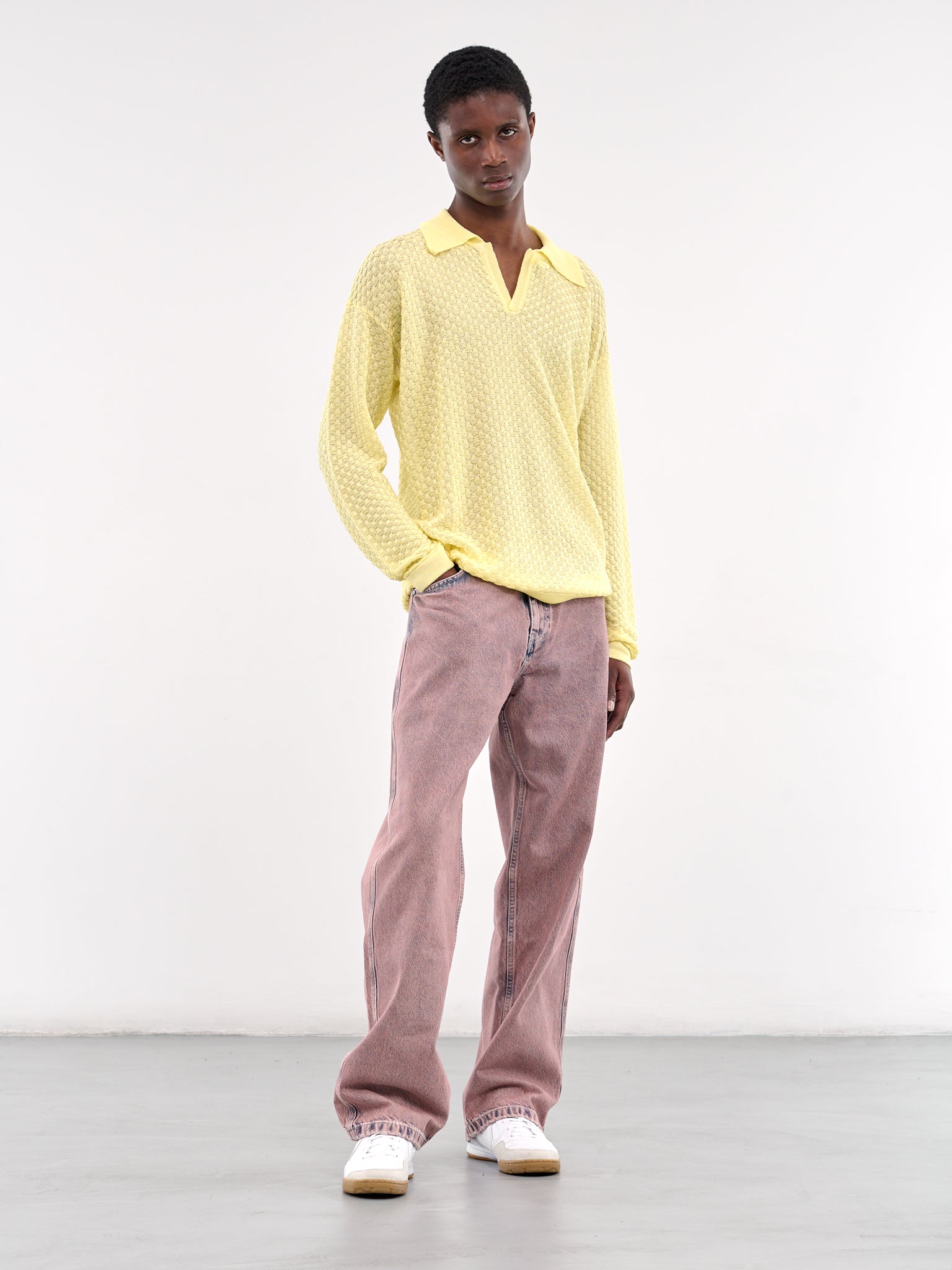 Wide Leg Jeans (PJ002001-PINK)