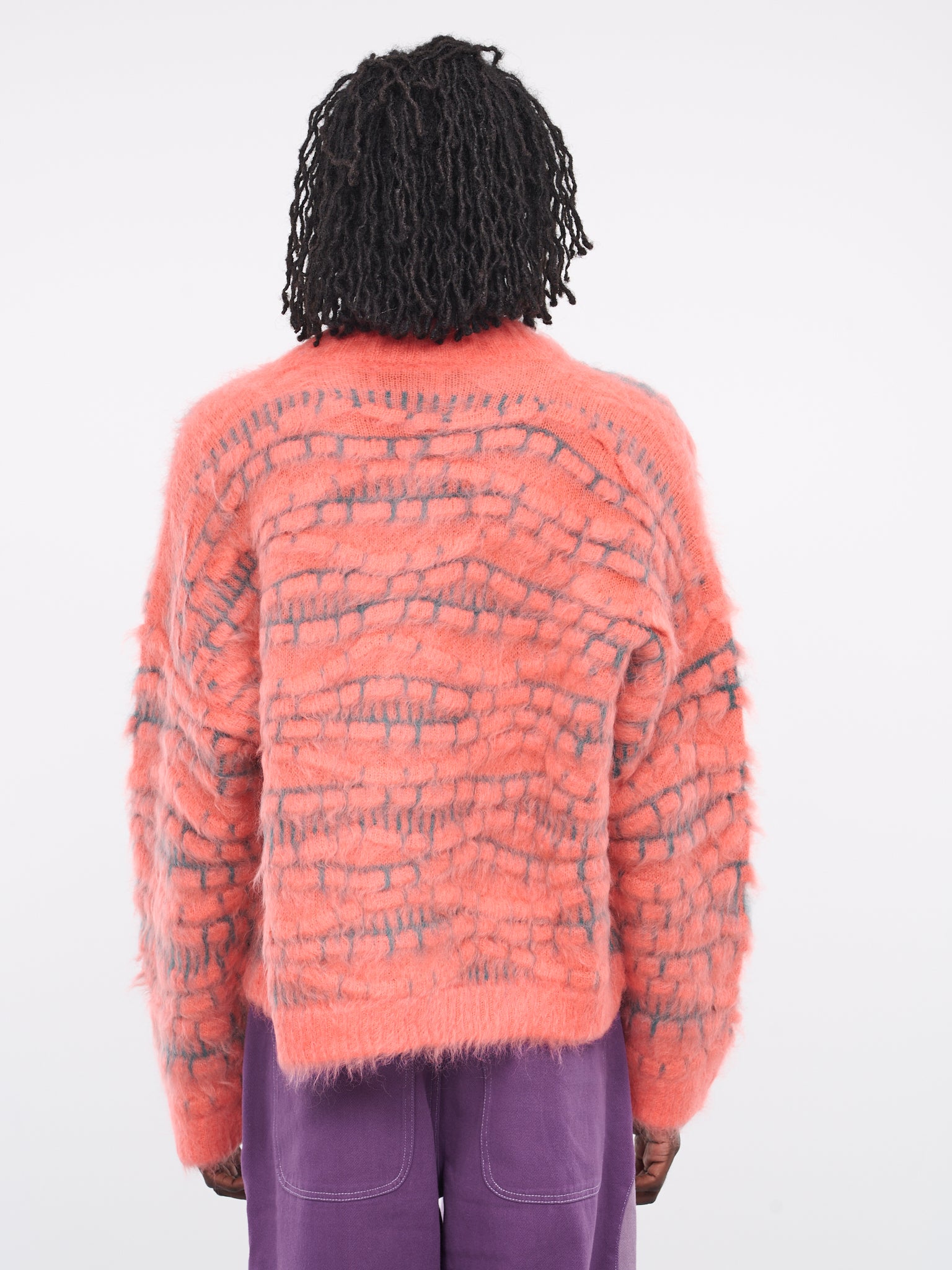 Ocean Depths Cardigan (KN022-OCEAN-DEPTHS-PEACH-AMBER)