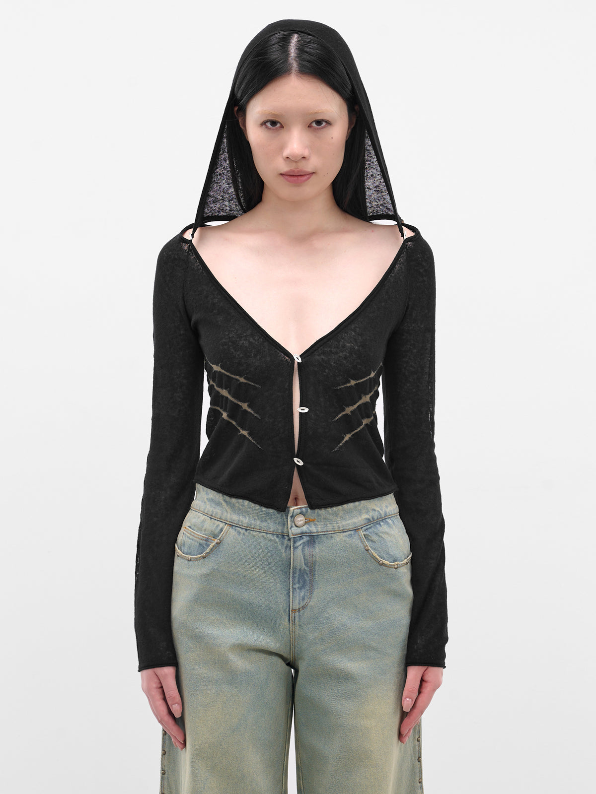RUI Hooded Cardigan | H.Lorenzo - front