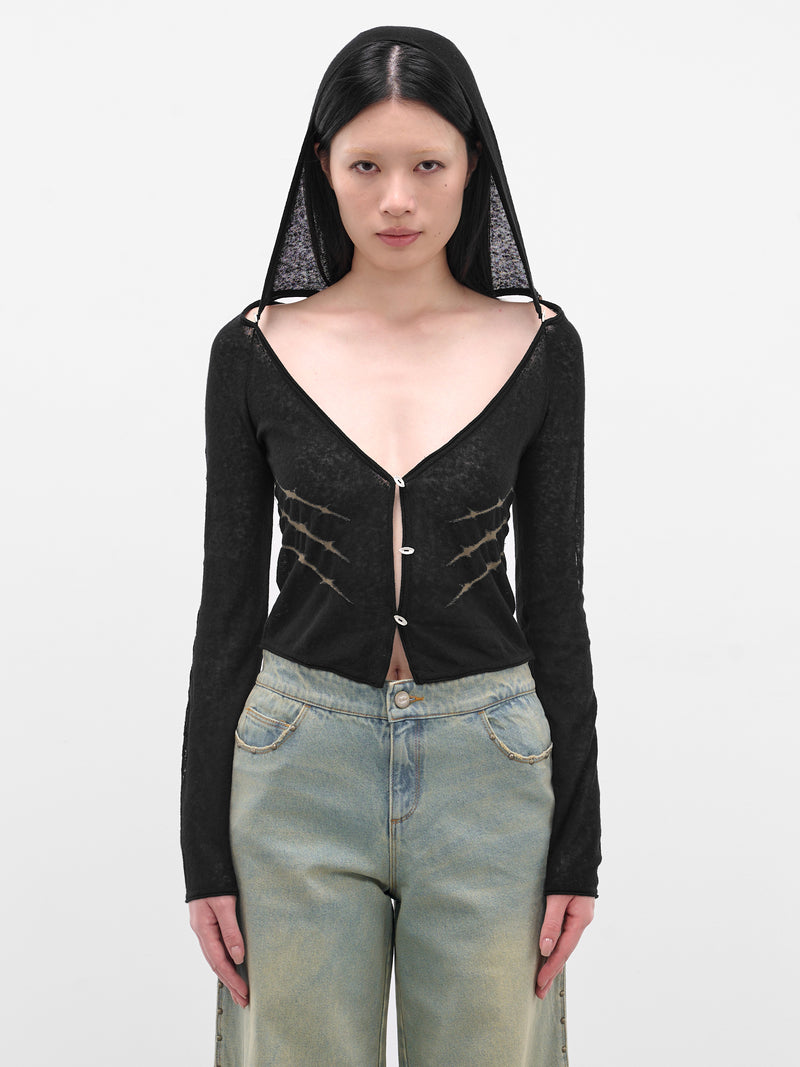 RUI Hooded Cardigan | H.Lorenzo - front