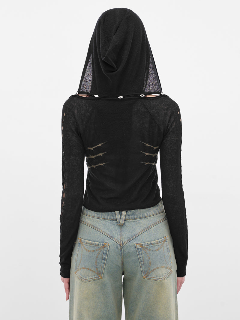 RUI Hooded Cardigan | H.Lorenzo - back