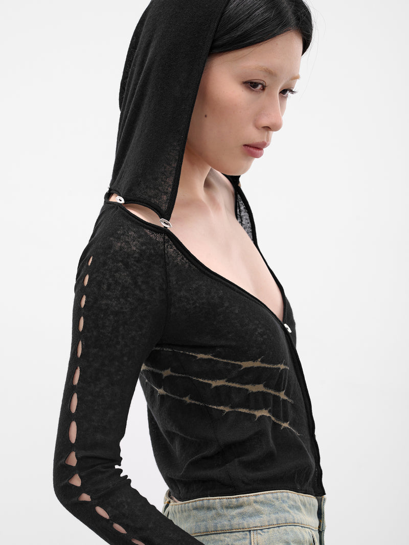 RUI Hooded Cardigan | H.Lorenzo - detail 1