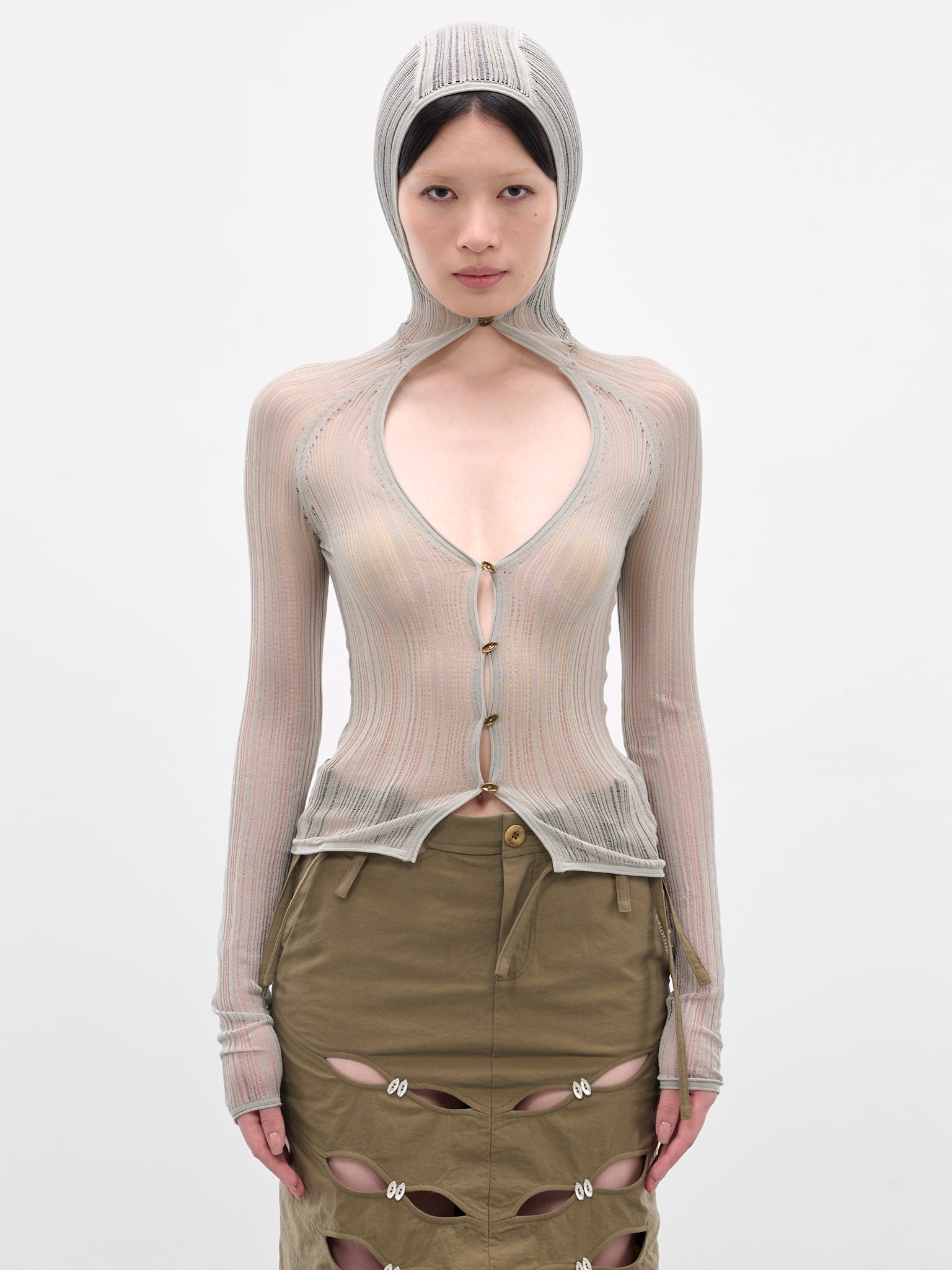 RUI Hood Cardigan | H.Lorenzo - front