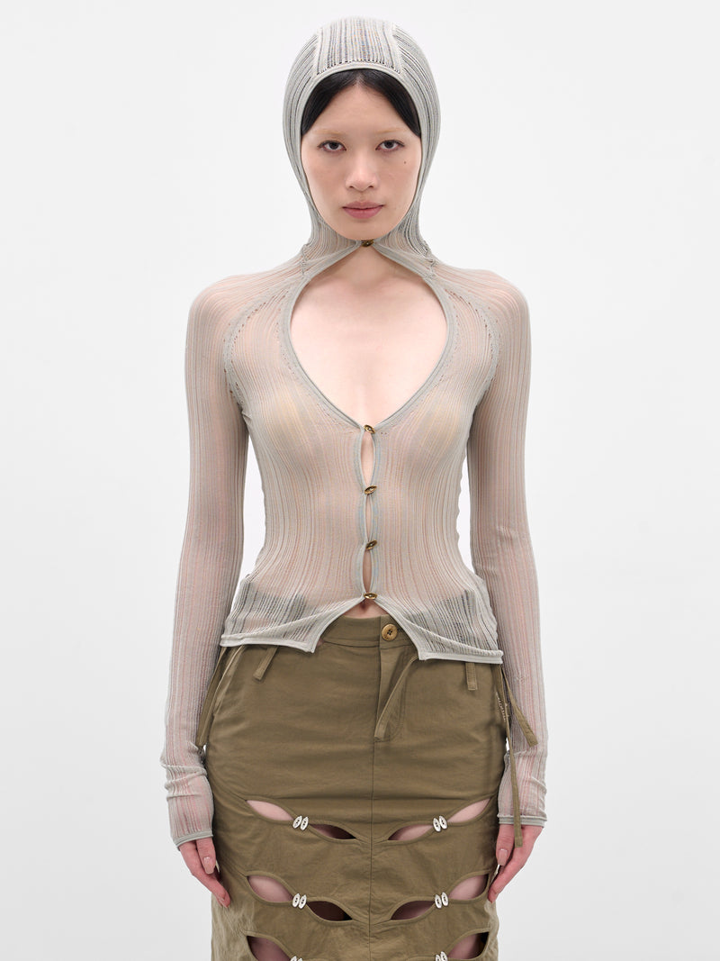 RUI Hood Cardigan | H.Lorenzo - front
