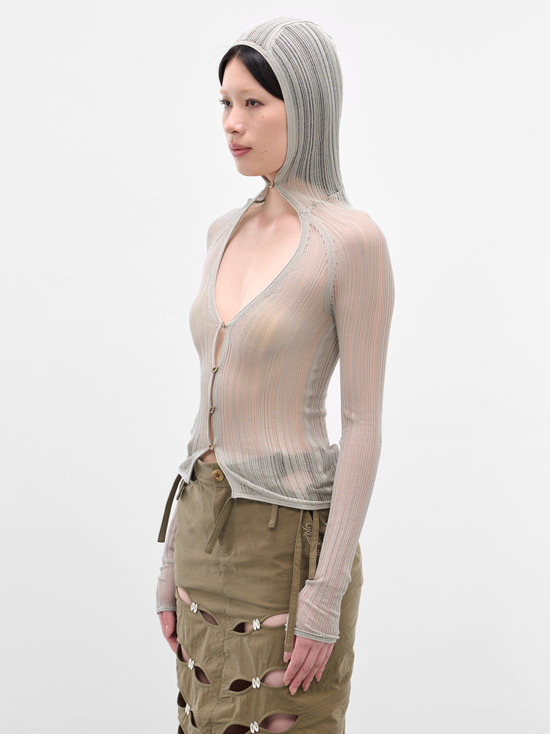 RUI Hood Cardigan | H.Lorenzo - side