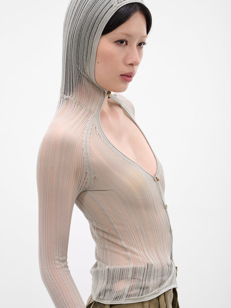 RUI Hood Cardigan | H.Lorenzo - detail 2