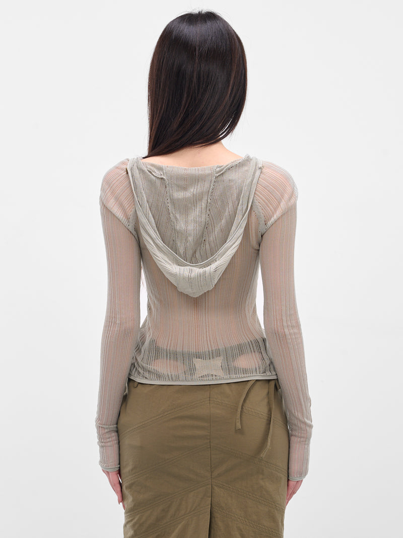 RUI Hood Cardigan | H.Lorenzo - back