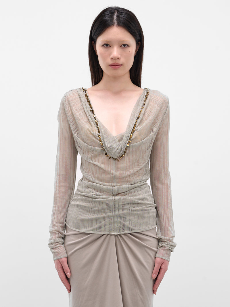 RUI Cowl Neck Top | H.Lorenzo - front