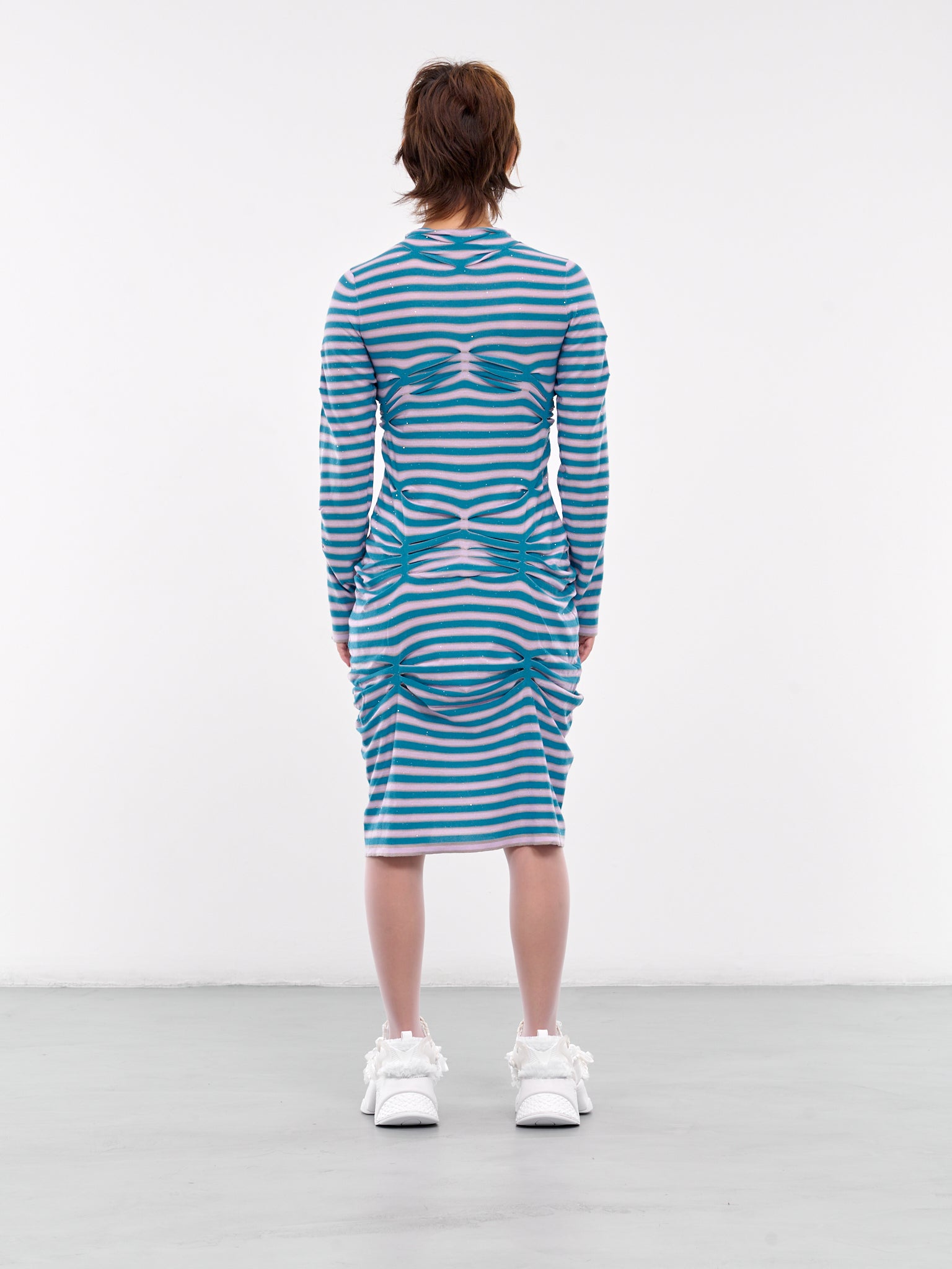 Zabriskie Knit Dress (KN08-88-OCEAN-BLUE-LILAC)