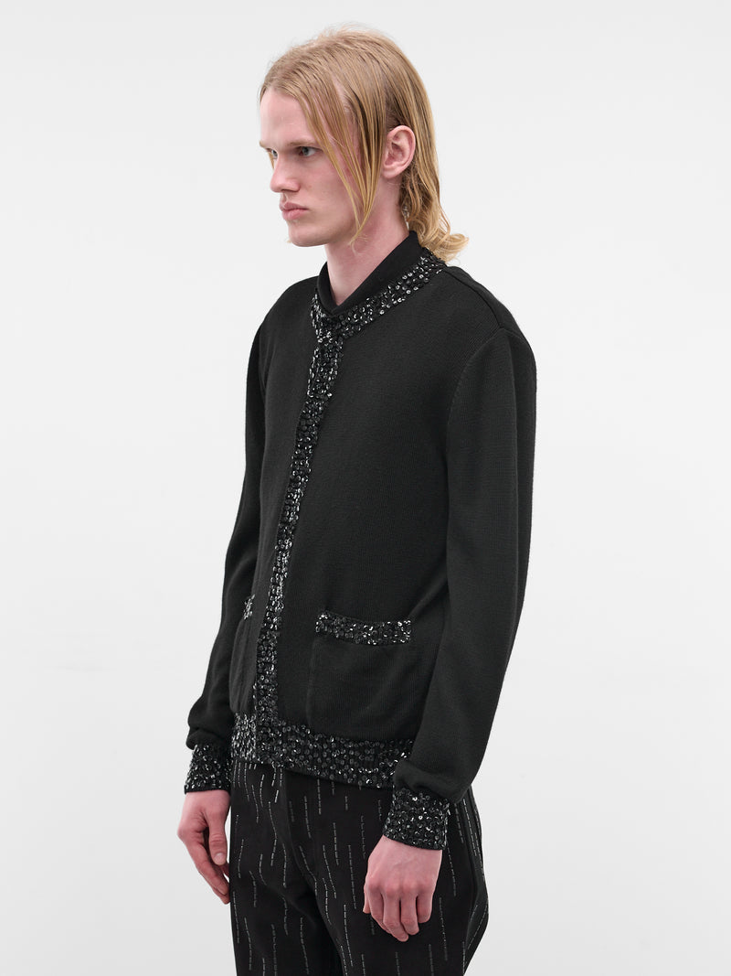 ERNEST W. BAKER Sequin Trim Cardigan | H.Lorenzo - side