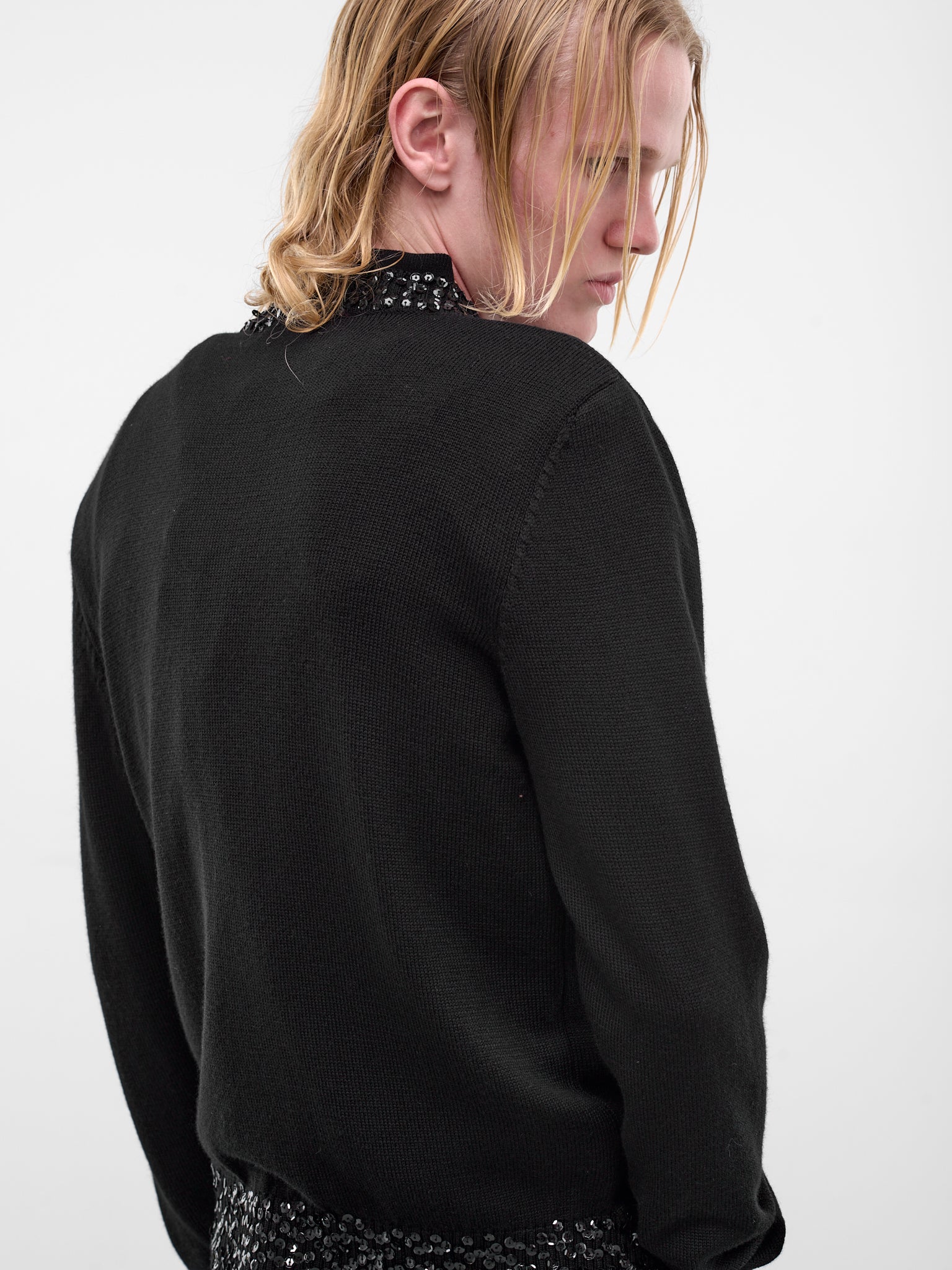 ERNEST W. BAKER Sequin Trim Cardigan | H.Lorenzo - detail 1