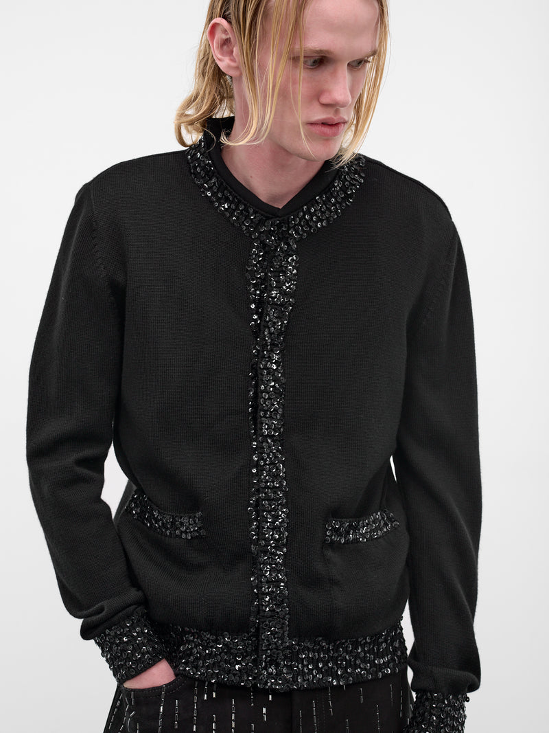 ERNEST W. BAKER Sequin Trim Cardigan | H.Lorenzo - detail 2