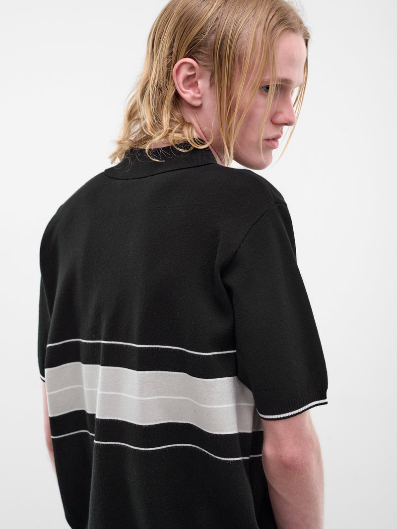 ERNEST W. BAKER Striped Polo Shirt | H.Lorenzo - detail 2