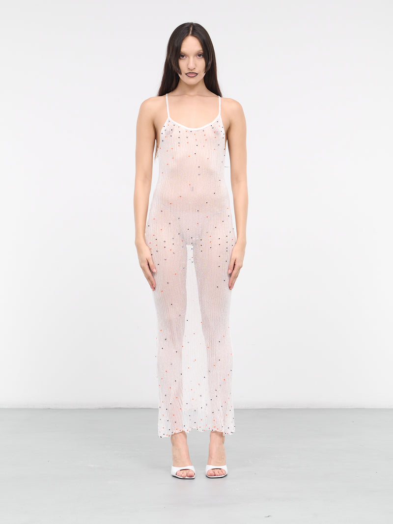 La Mariee Knit Maxi Dress (KNI4-LA-MARIEE-WHITE)
