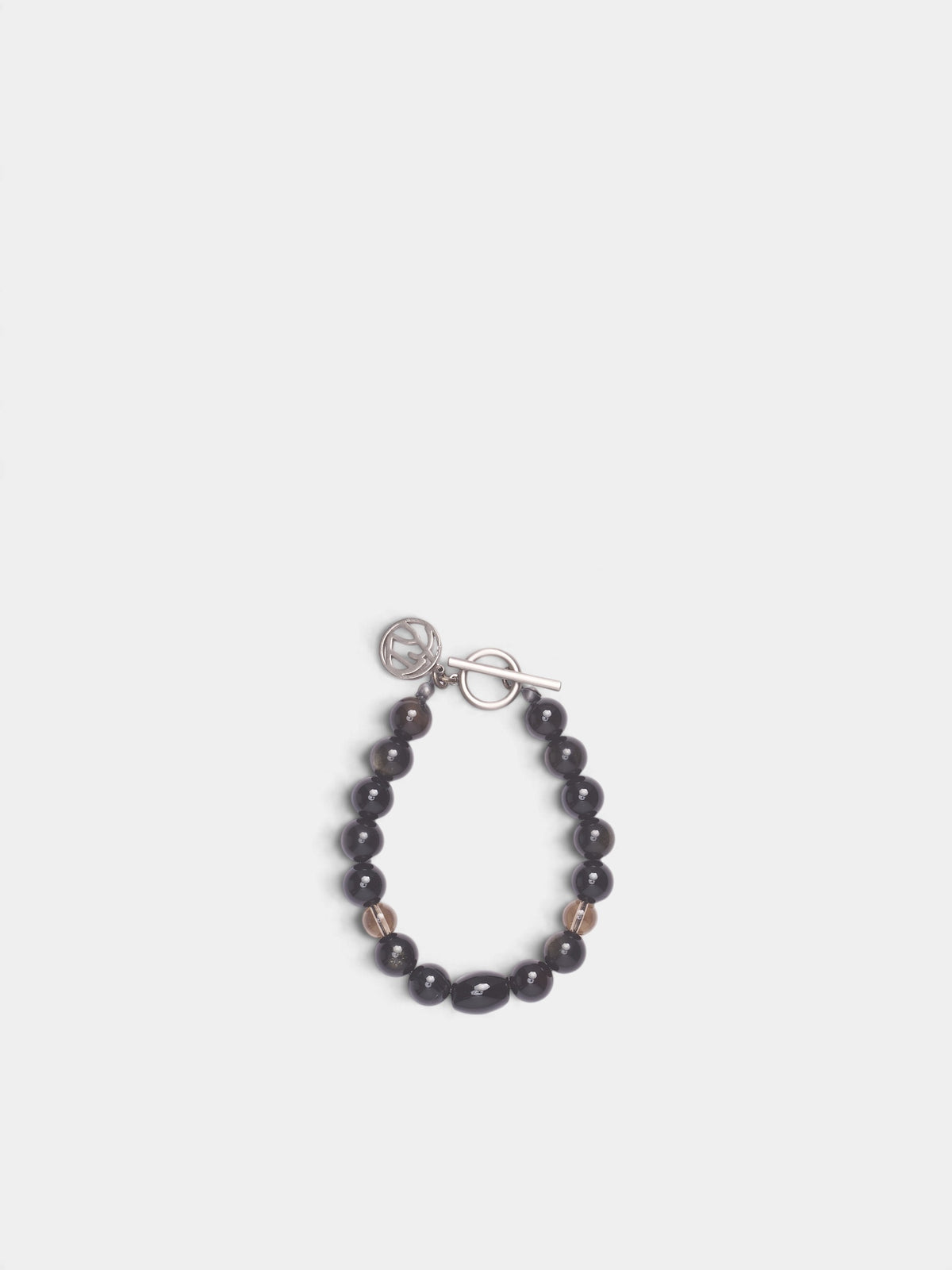 Black Beaded Juzu Bracelet (KO26AW001AC-JUZU-BLACK)