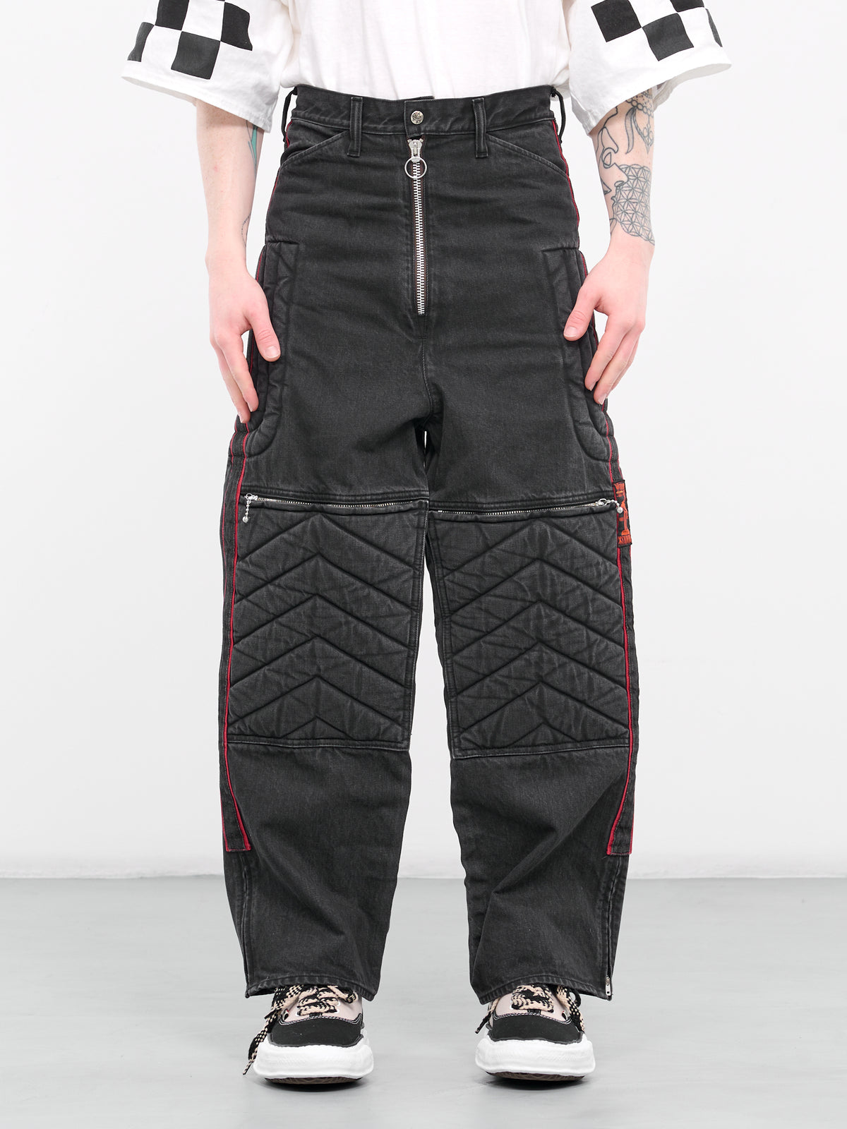 "Todoterreno" Denim Motocross Jeans (KR2402LP02-BLACK)