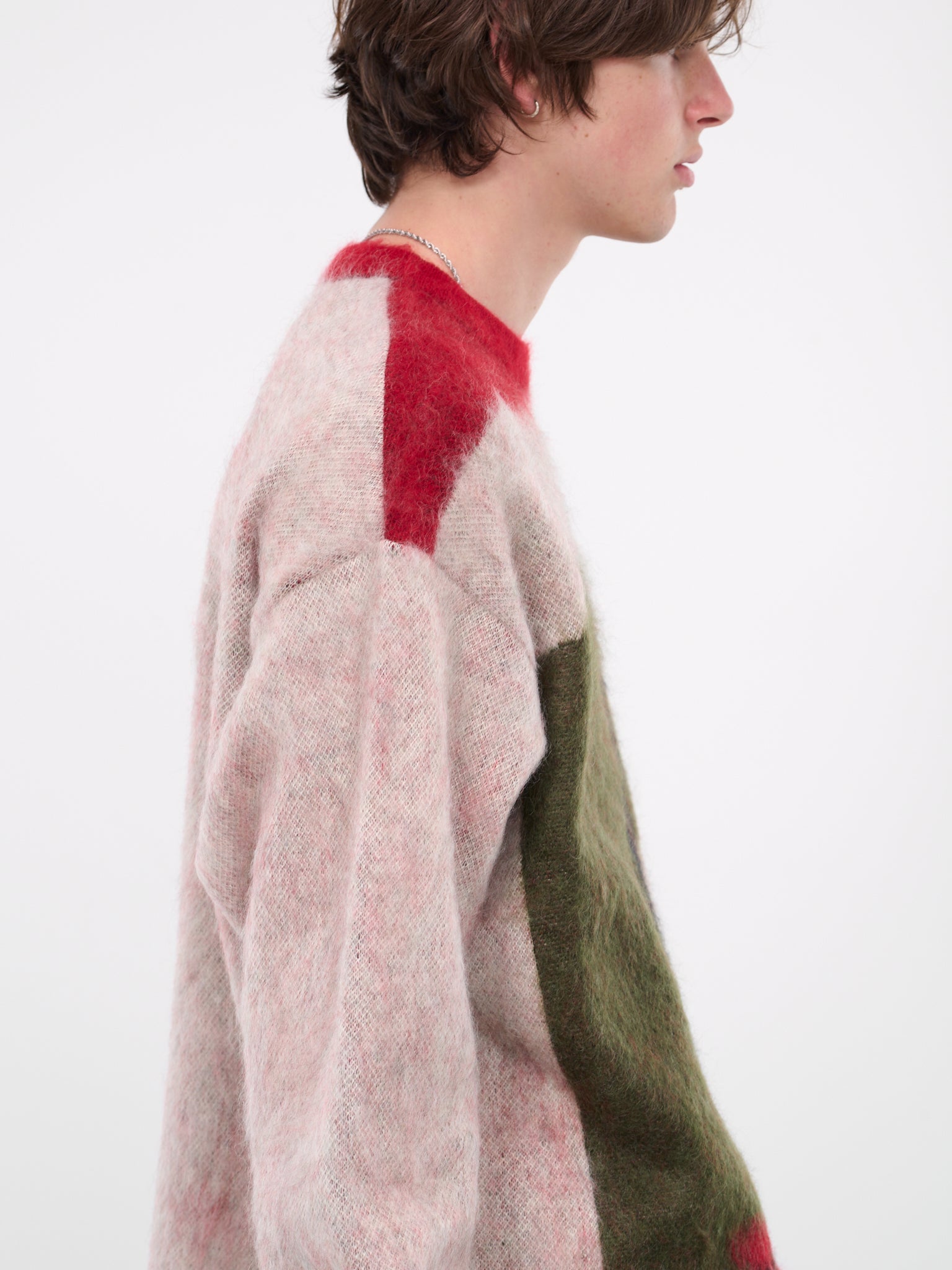 Graphic Knit Sweater (KT02-RED)