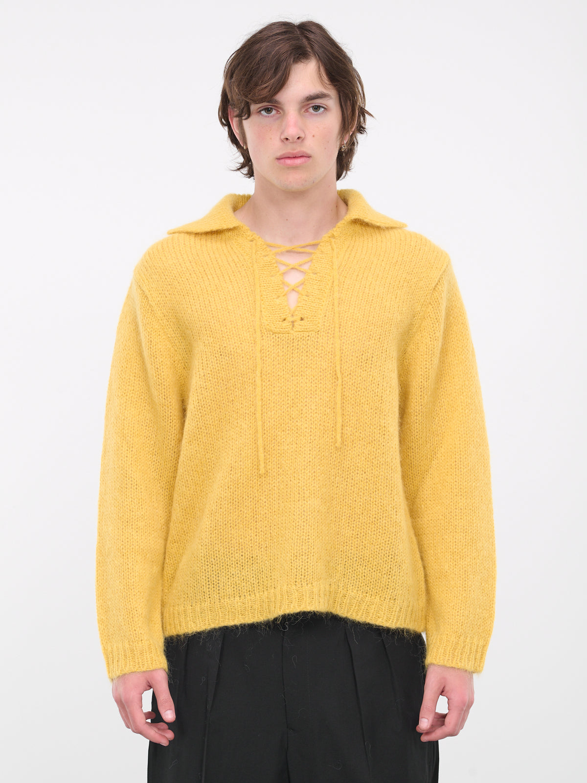 Alpine Tie Pullover (KT027-YELLOW)