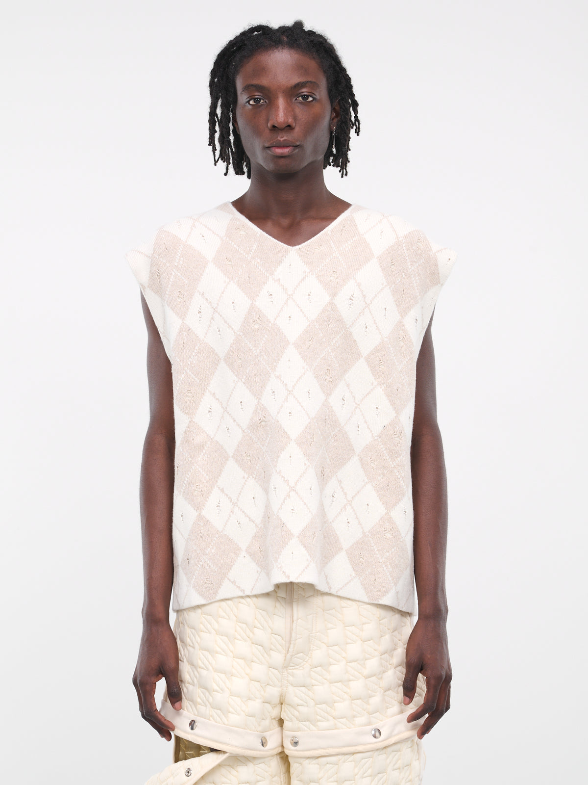 Argyle Vest (KTP14-01-SAND)