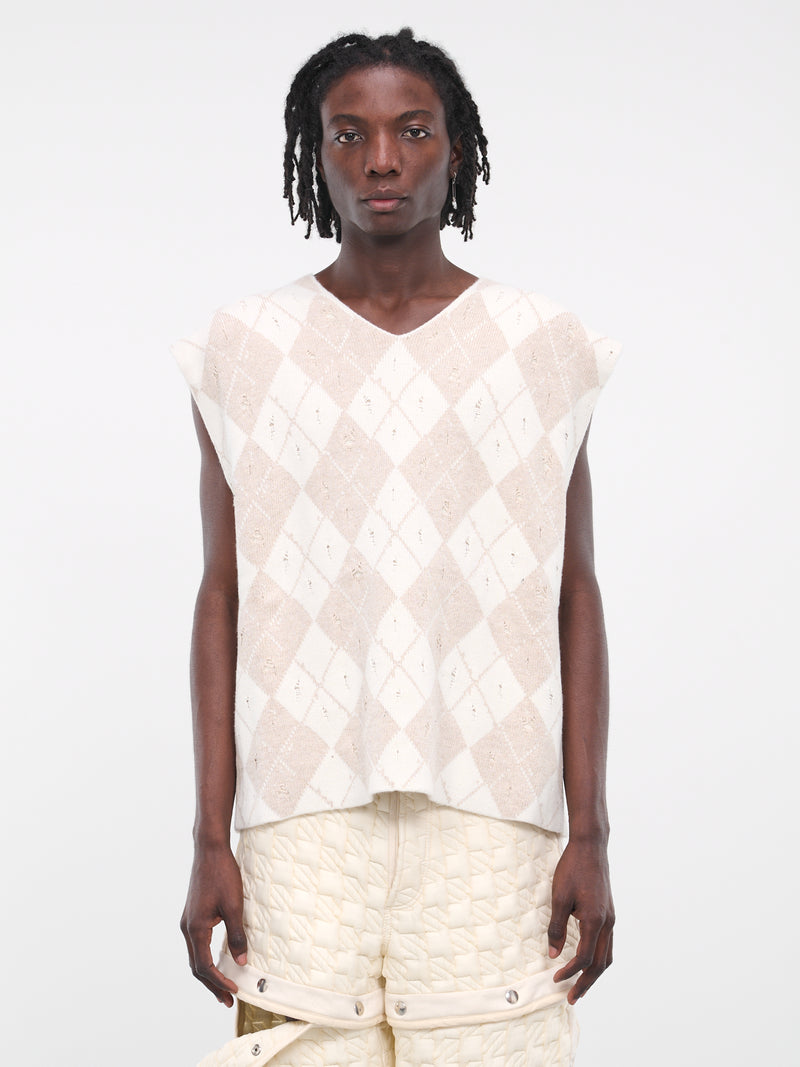 Argyle Vest (KTP14-01-SAND)
