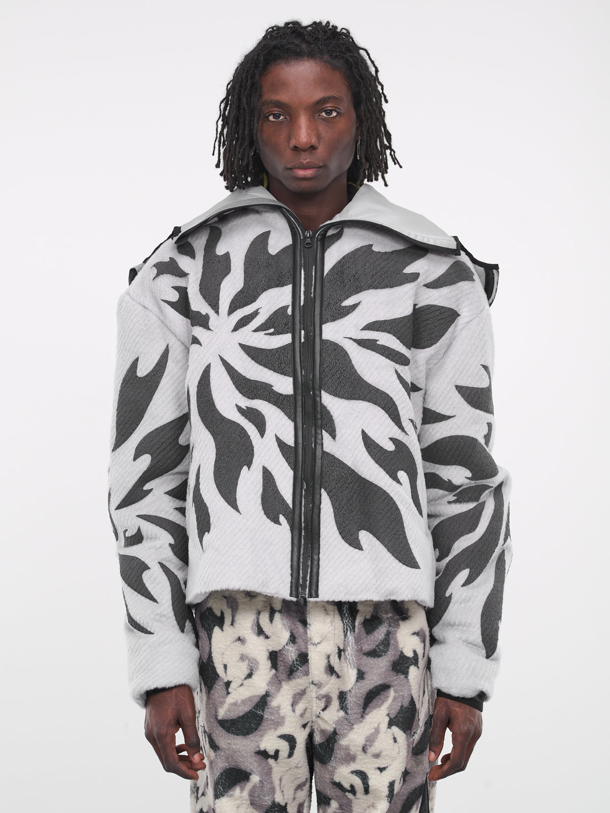 Fragment Fleece Jacket (KUW3HD04KR-C4002-051-GREY)