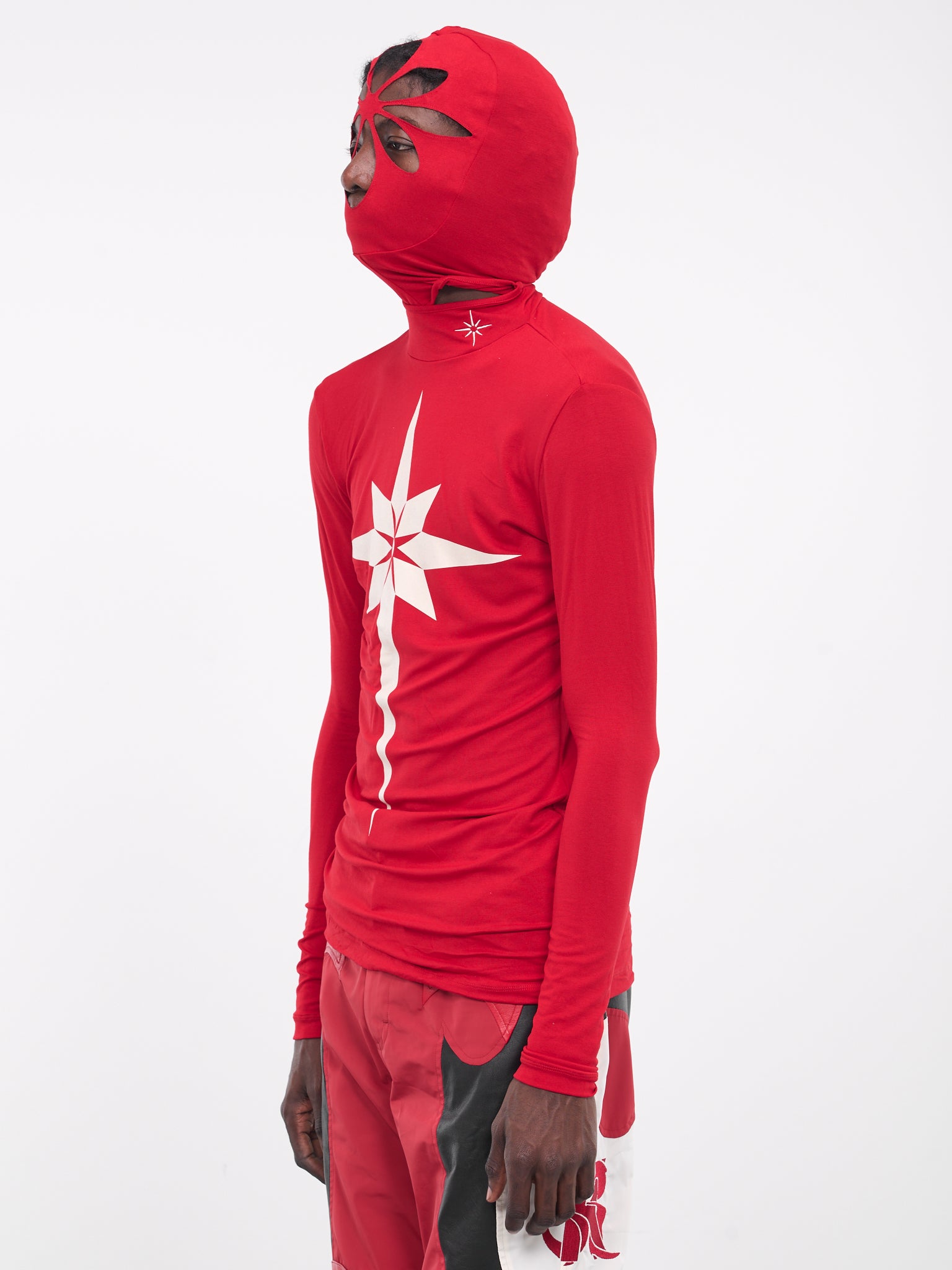 Origami Print Tight Tee (KUW3MT01KR-C4002-002-RED)