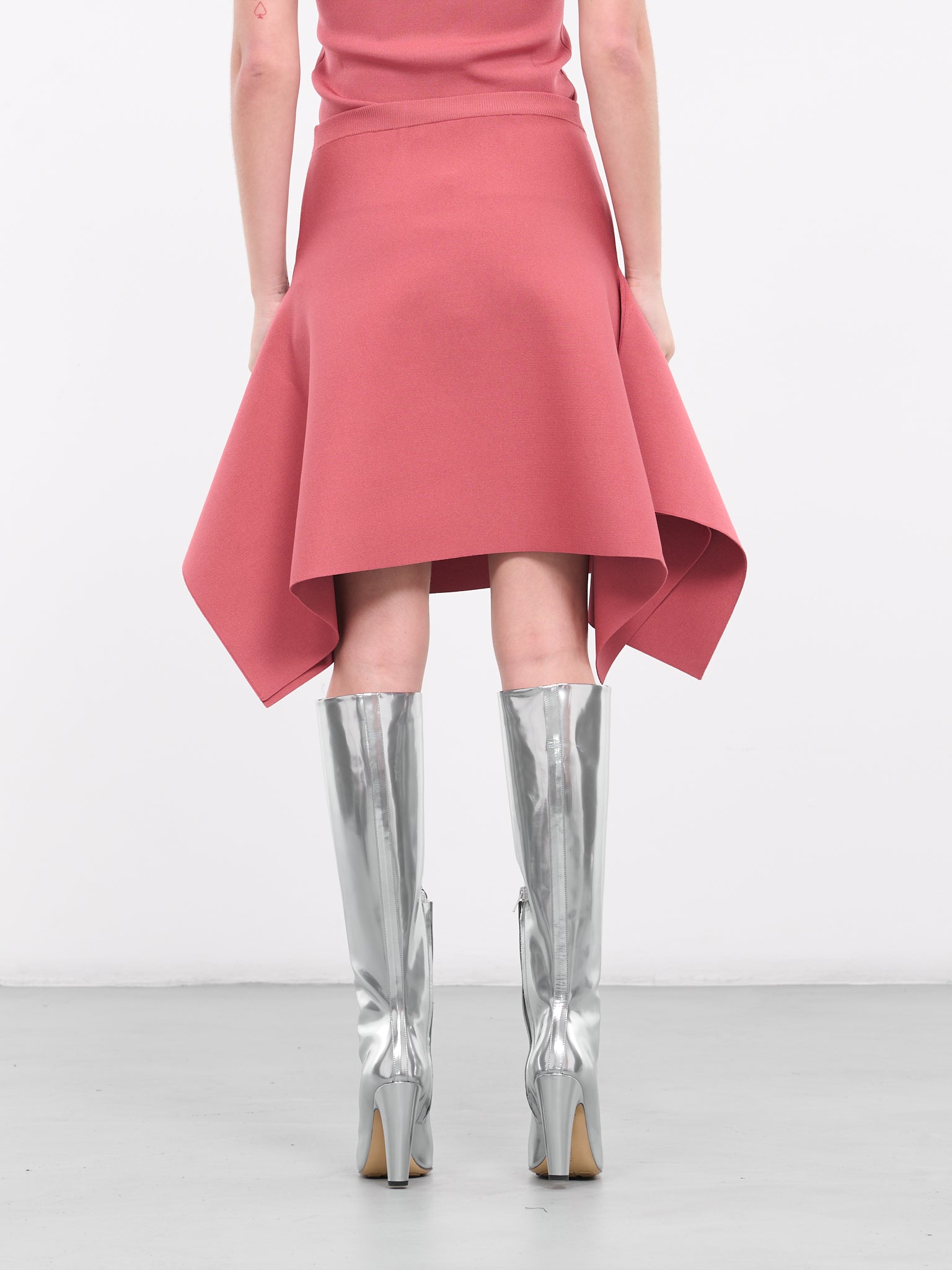 Square Hem Skirt (KW1111-YN0219-300-PINK)