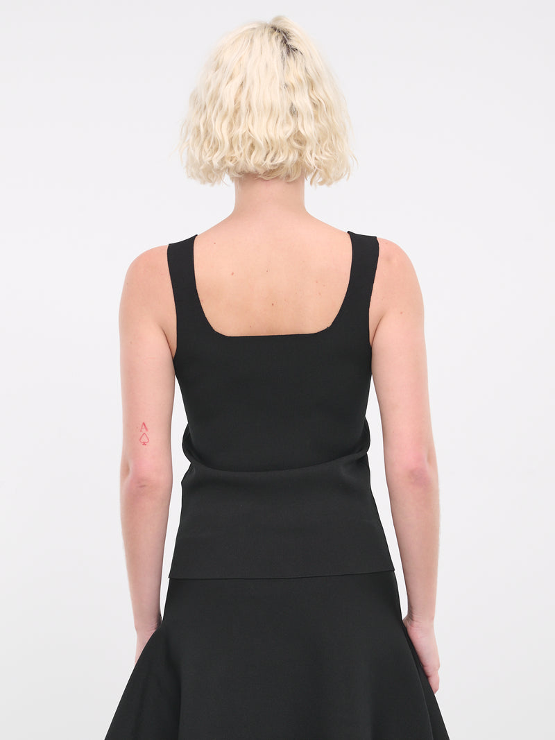 Anchor Embroidery Top (KW1112-YN0219-999-BLACK)