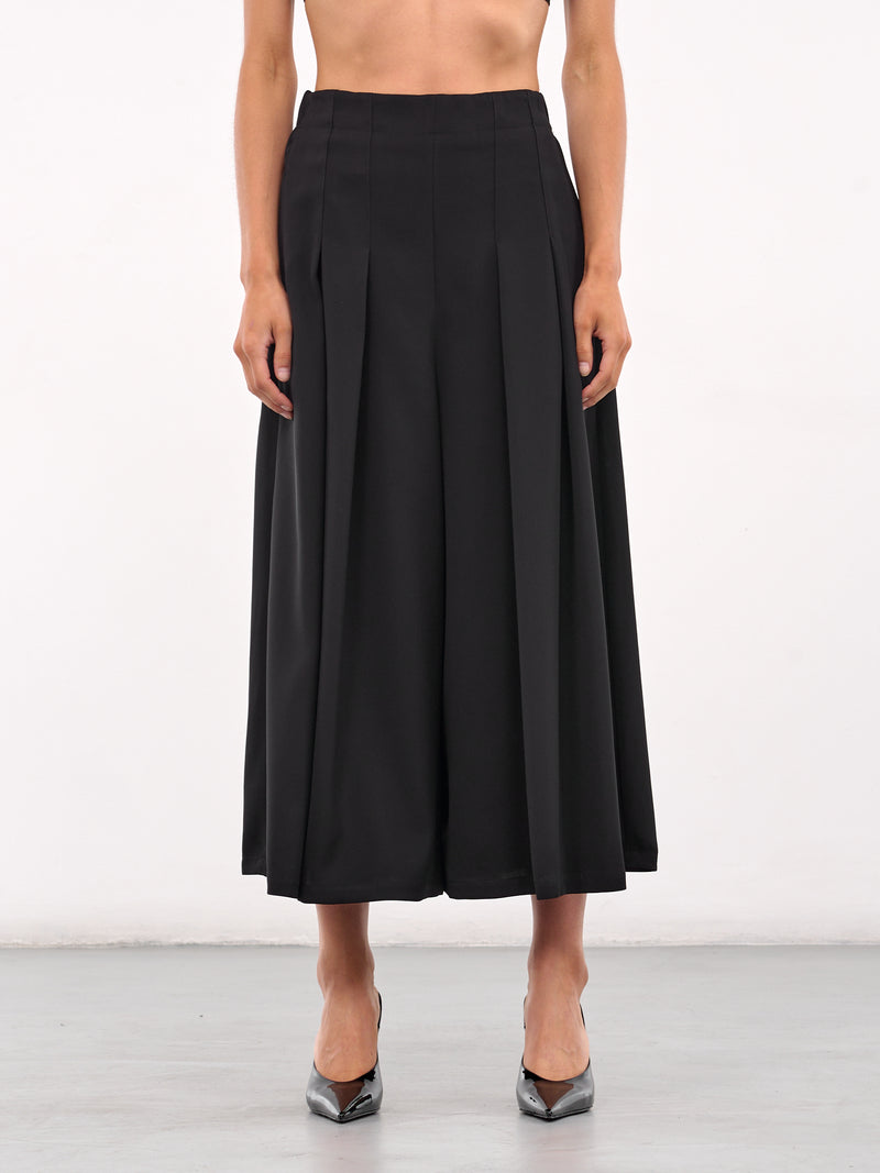 Tuck Flare Pants (LA-P52-910-1-BLACK)